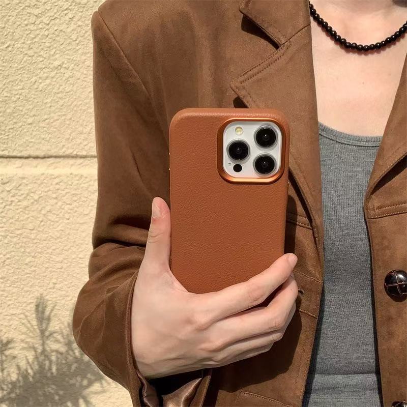 Phone Cases Custom - Capa de Couro PU com Textura