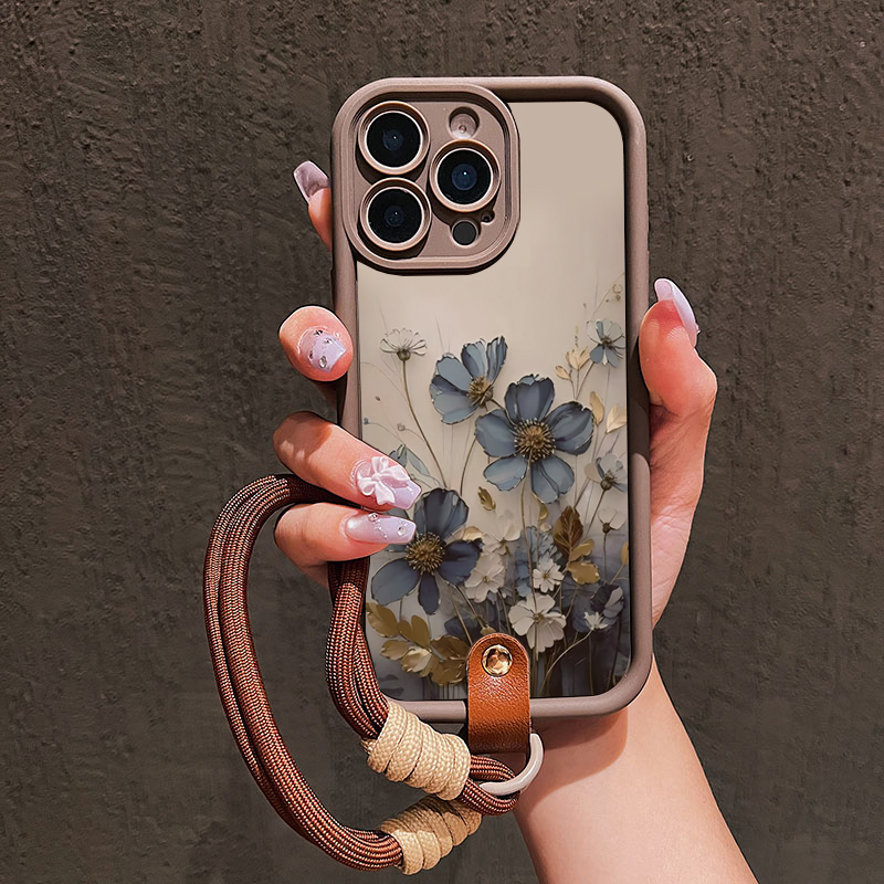 Phone Cases With Straps - Capa de Celular com Cordão Azul