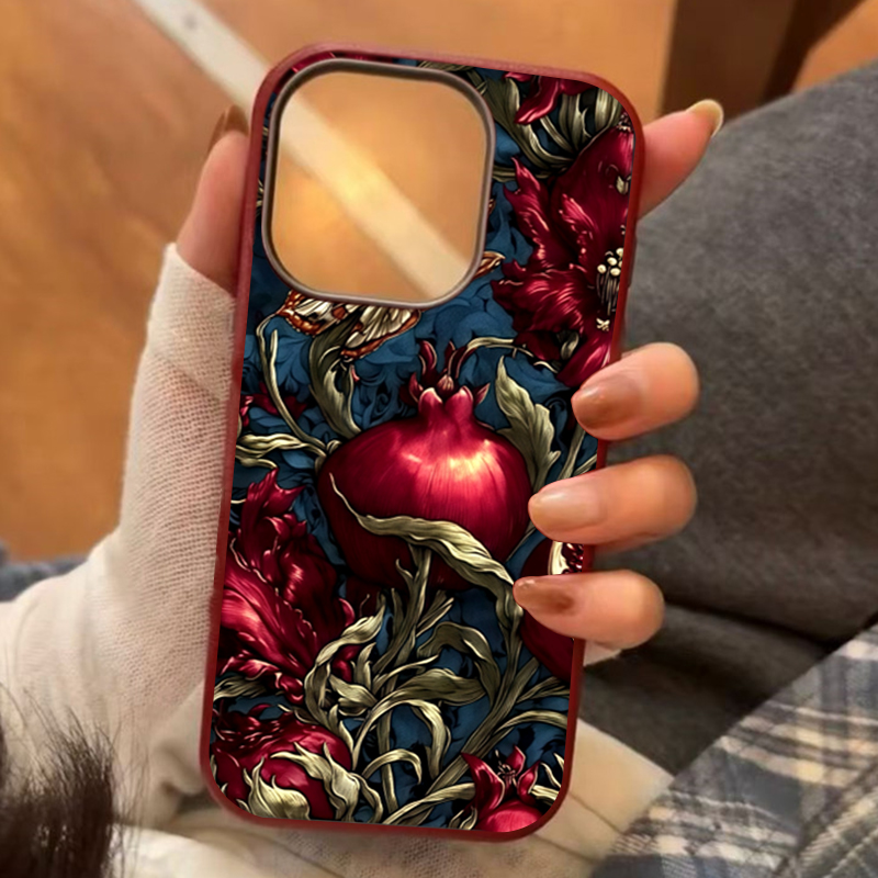 Phone Cases Art - Vintage romã tpu arte caso de