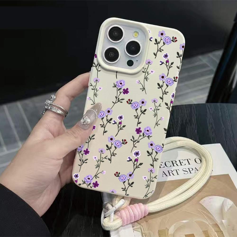 Phone Cases With Straps - Capa de Silicone Fosca com Alça