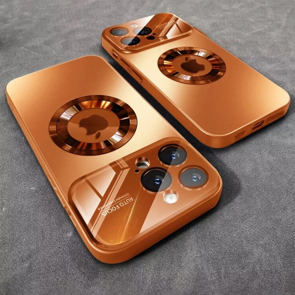 Phone Cases That Cover The Camera - Capa Magnética de Luxo com Revestimento