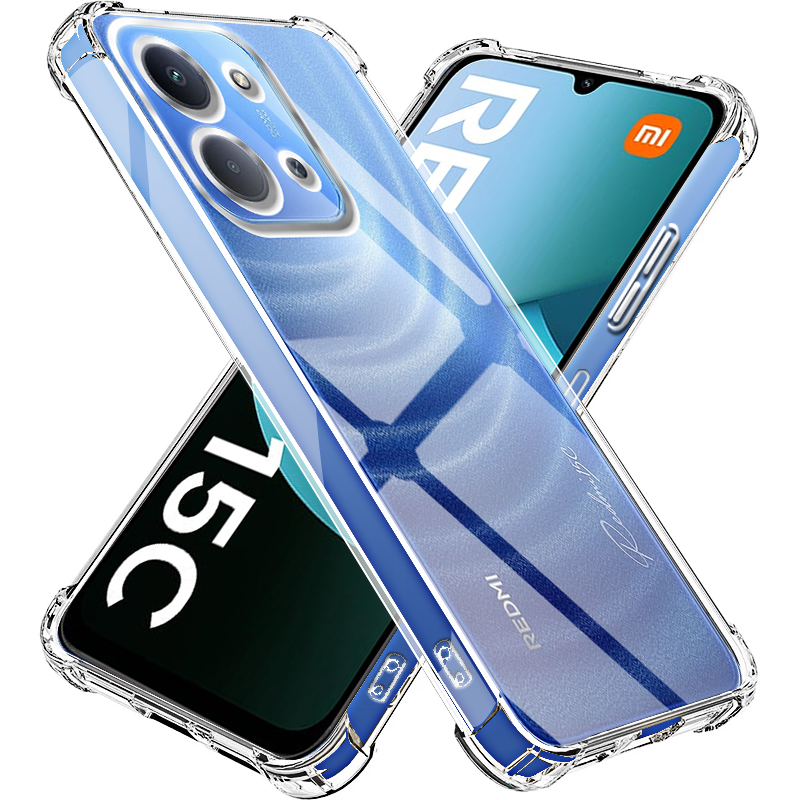 Phone Cases Europe - Capa transparente para redmi 15c 4g