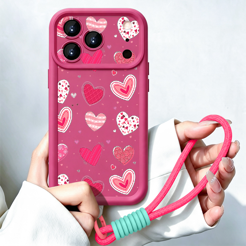 Phone Cases With Straps - Capa de Celular Antichoque de TPU
