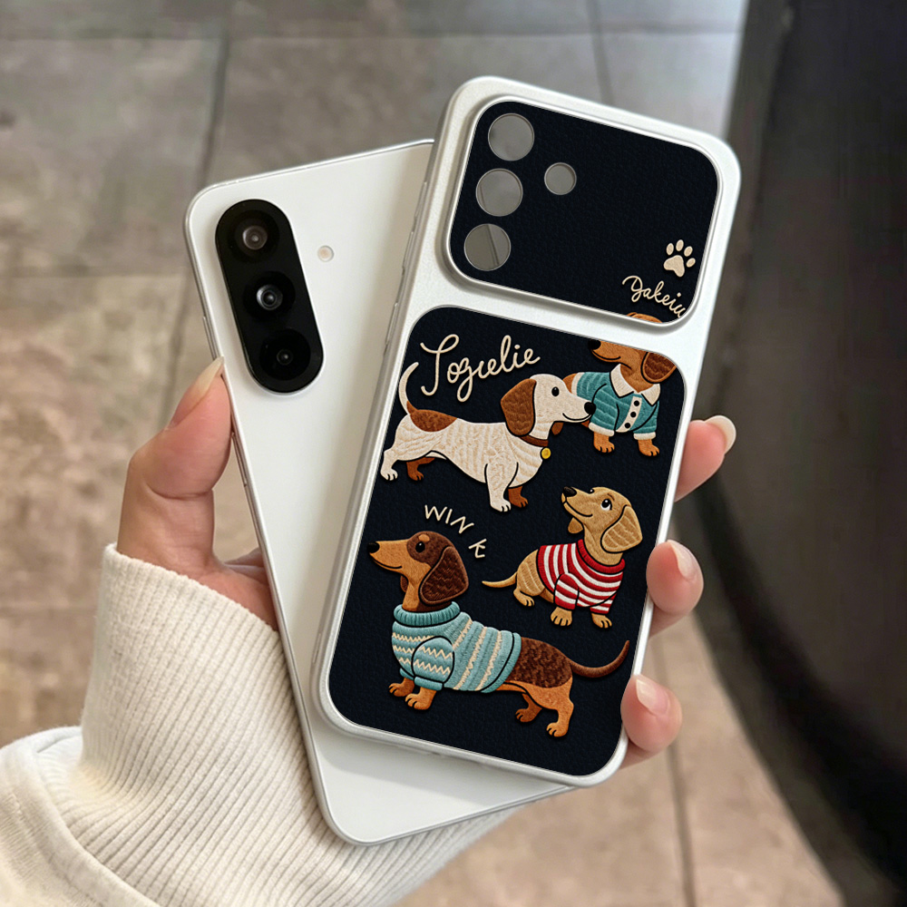 Phone Cases That Cover The Camera - Capa de Couro com Desenho de