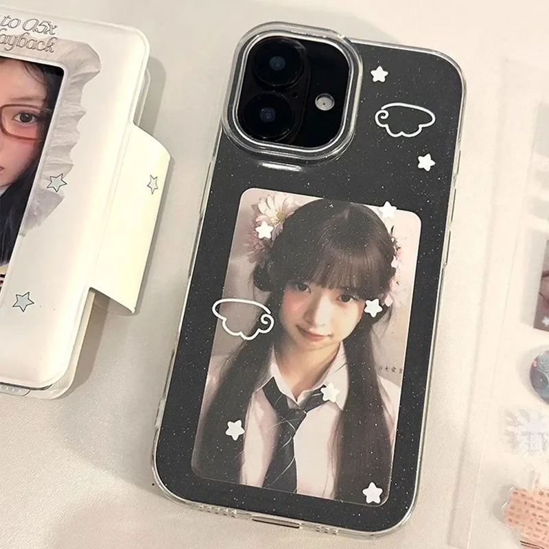 Phone Cases Cute Iphone 13 - Capa de Celular Transparente Y2K Estilo