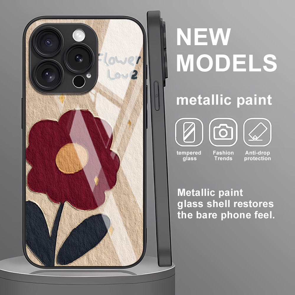 Phone Cases A14 Samsung - Capa de telefone de vidro temperado