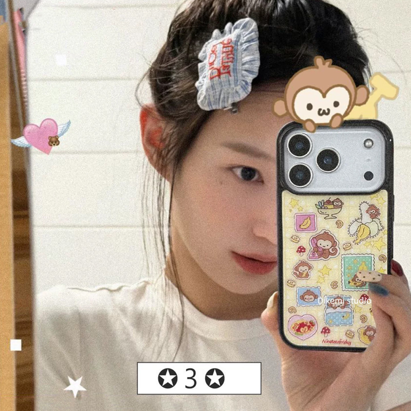 Phone Cases Blue - Capa de Celular Coreana Ins Azul