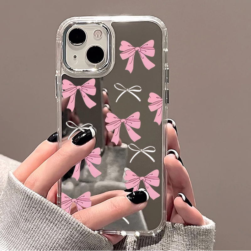 Phone Cases Cute Iphone 13 - Capa de Telefone Espelhada com Padrão