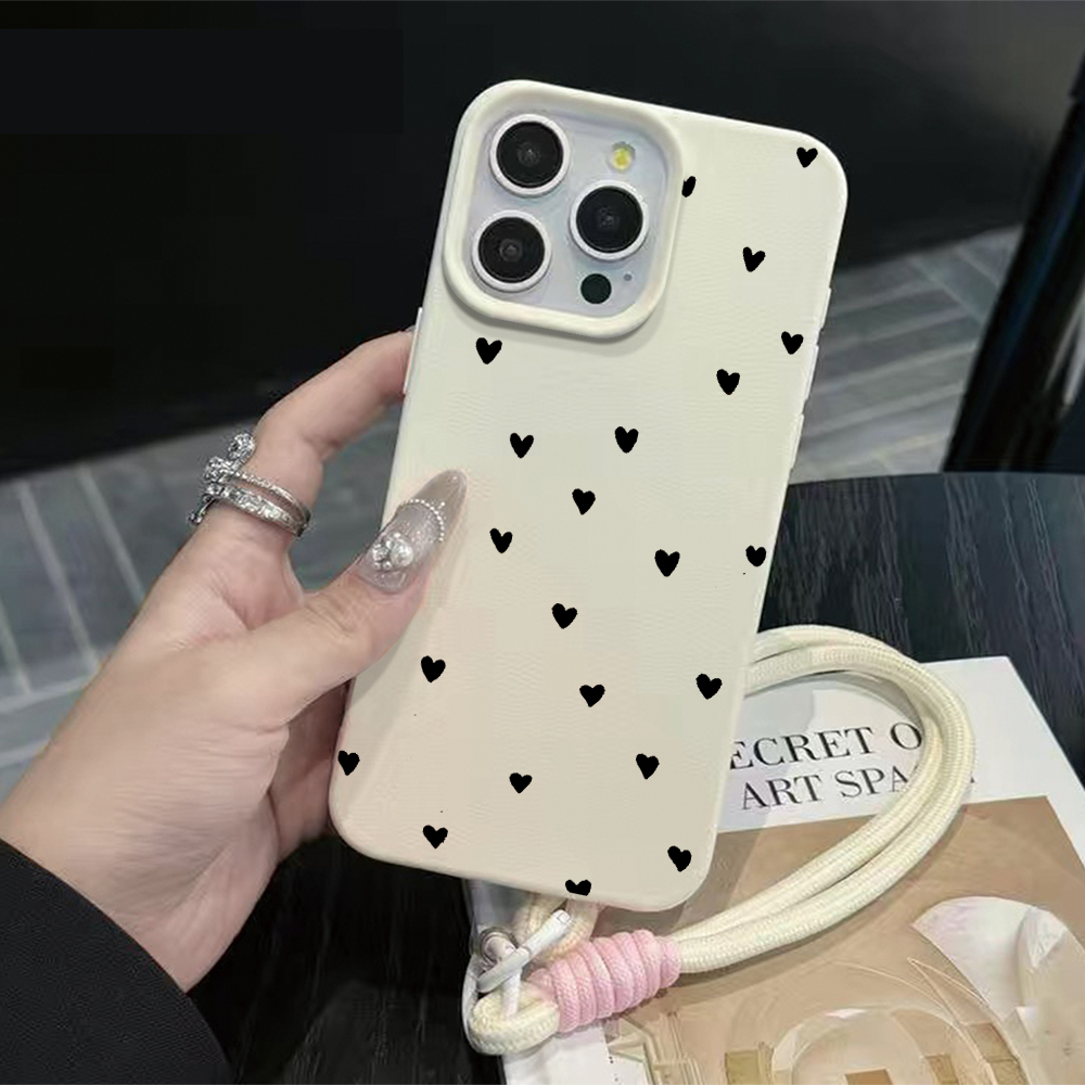 Capa de Silicone Fosca Preta c - Phone Cases With Straps avaliação e preço