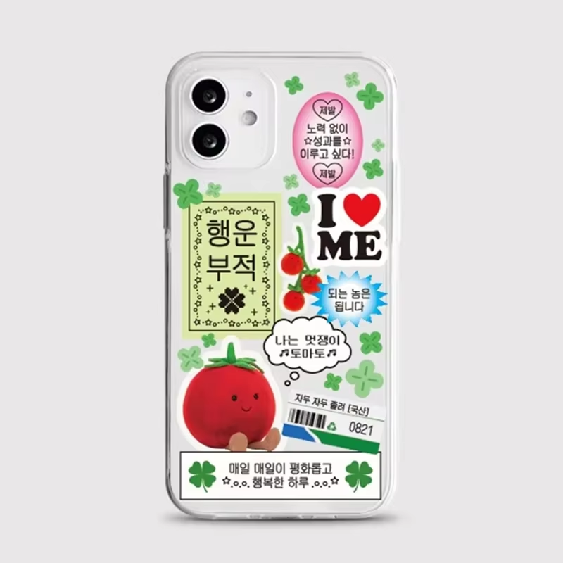 Capa Transparente Coreana Fofa - Phone Cases Cute Iphone 13 avaliação e preço