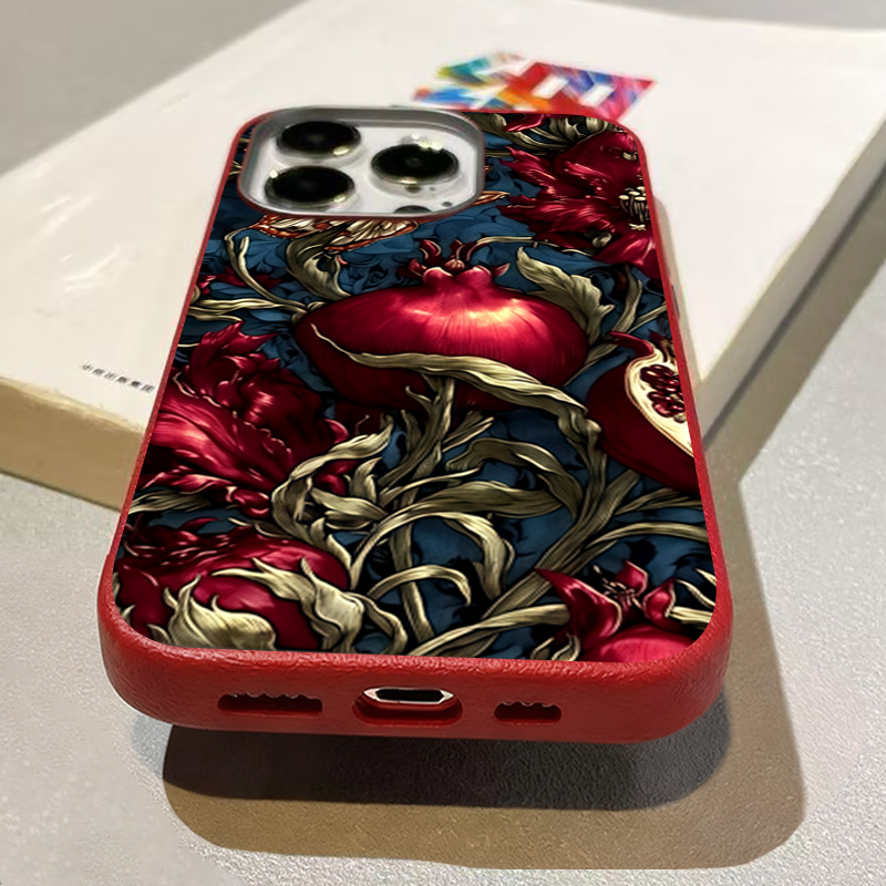 Vintage romã tpu arte caso de  - Phone Cases Art avaliação e preço