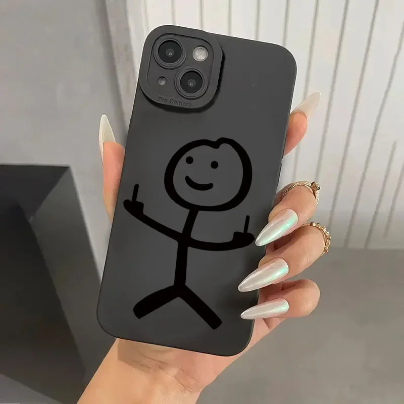 Capa de Silicone Fosca com Des - Phone Cases Cute Iphone 13 avaliação e preço