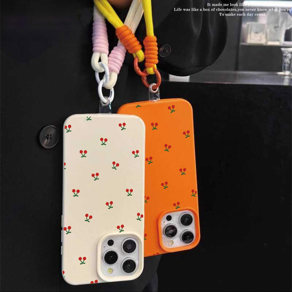 Capa de Silicone Fosca com Alç - Phone Cases With Straps avaliação e preço