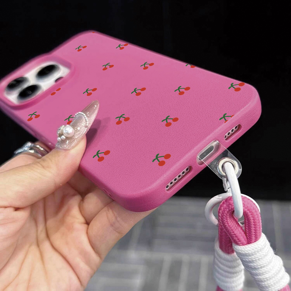 Capa de Silicone Fosca com Alç - Phone Cases With Straps avaliação e preço