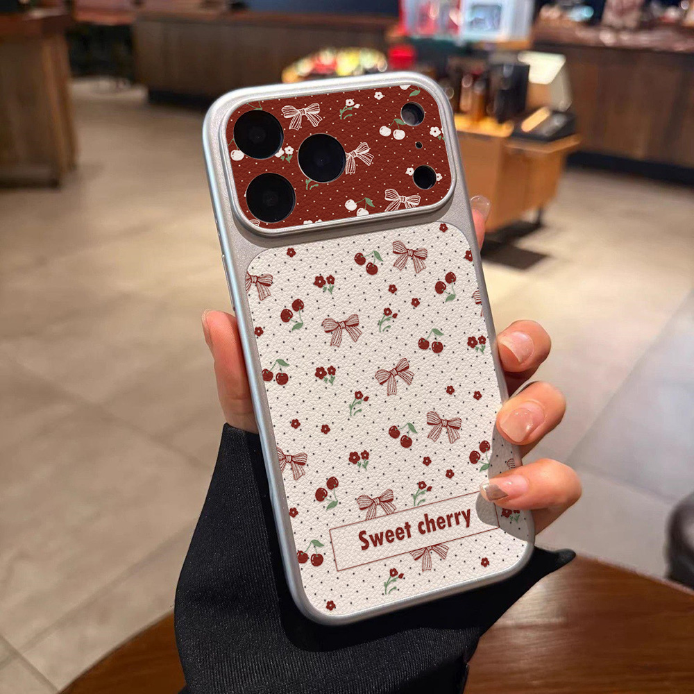 Capa de Couro com Laço de Cere - Phone Cases That Cover The Camera avaliação e preço