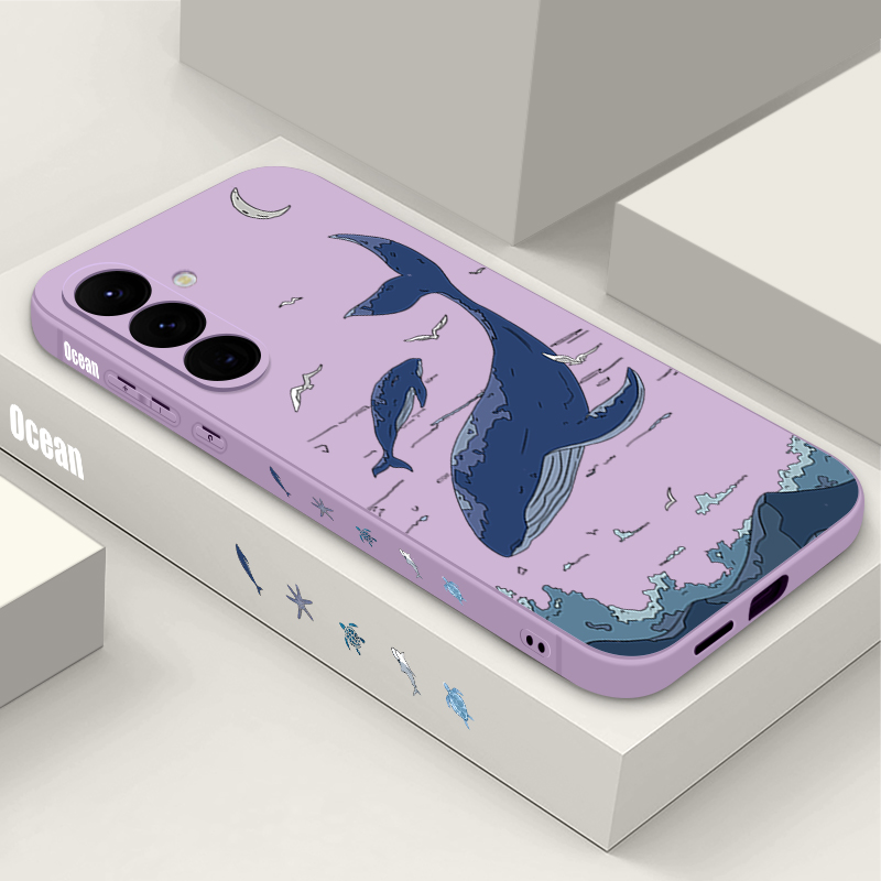 Capa de Telefone Baleias para  - Phone Cases Galaxy A17 avaliação e preço