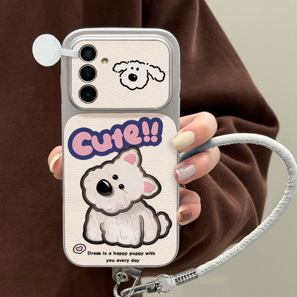Capa de Couro Macia com Cordão - Phone Cases That Cover The Camera avaliação e preço