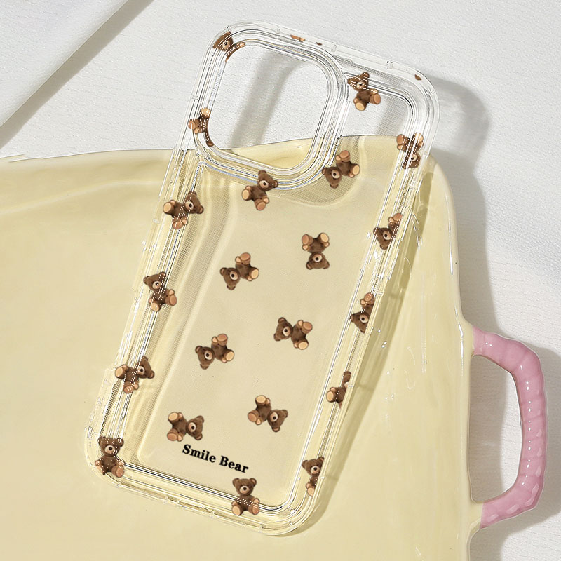 Flor urso impressão caso de te - Phone Cases Cute Iphone 13 avaliação e preço