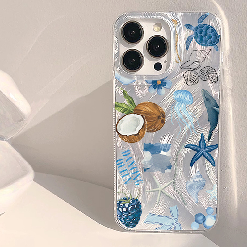 Capa de Telefone à Prova de Ch - Phone Cases Blue avaliação e preço
