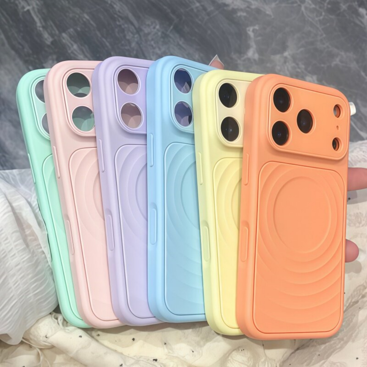 Capa de Silicone Líquido Luxuo - Phone Cases That Cover The Camera avaliação e preço