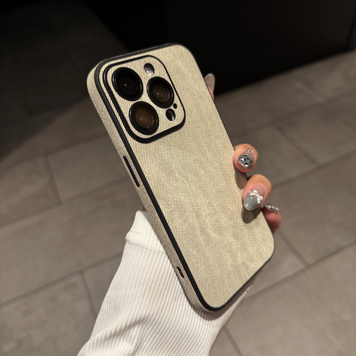 Luxo vintage lavado cor cowboy - Phone Cases That Cover The Camera avaliação e preço