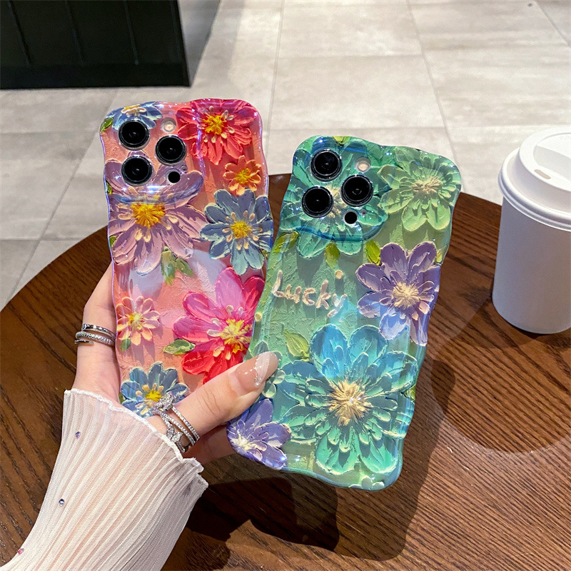 Retro luz azul pintura a óleo  - Phone Cases Art avaliação e preço
