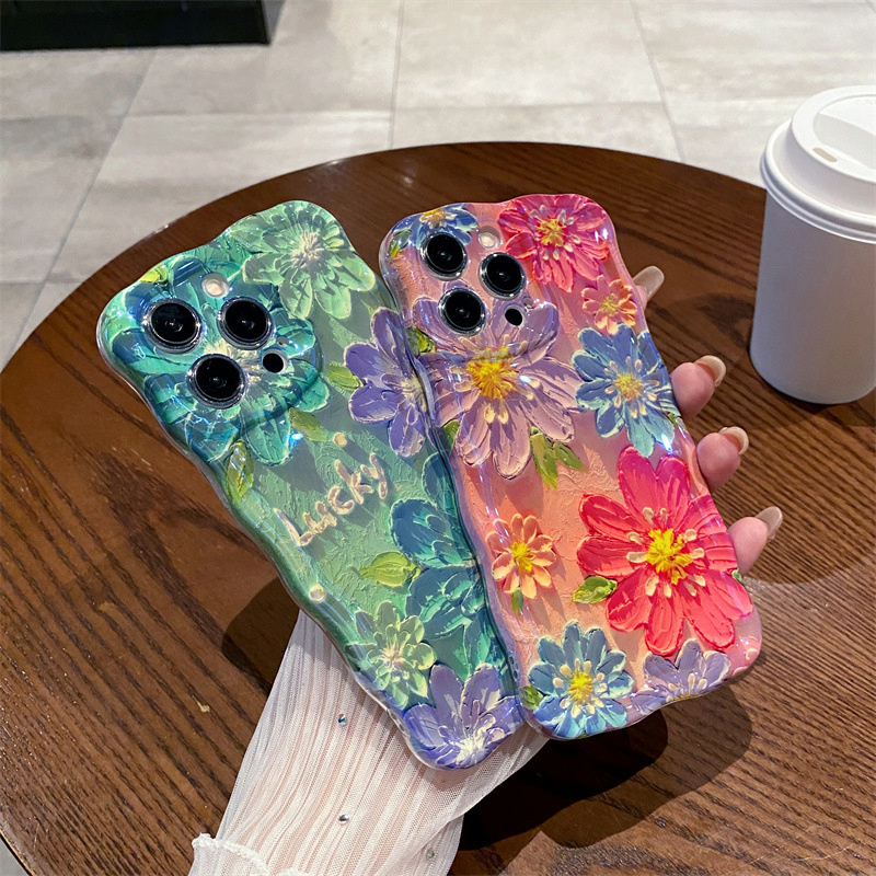 Retro luz azul pintura a óleo  - Phone Cases Art avaliação e preço